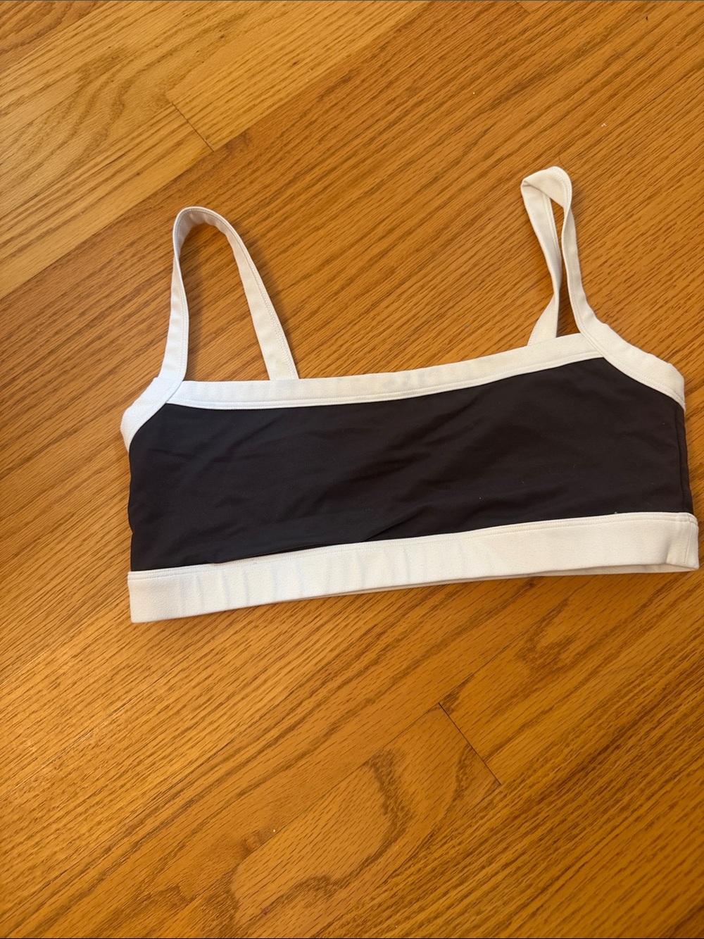 Splits59 Women's Black and White Bralette Crop Top